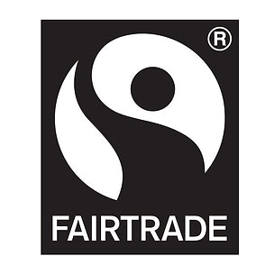 Fairtrade logo in black and white