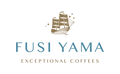 Multicolour FUSI YAMA Logo with boat